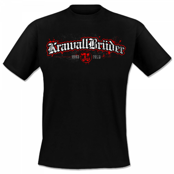 KrawallBrüder - 30 Jahre Eventshirt, T-Shirt, schwarz