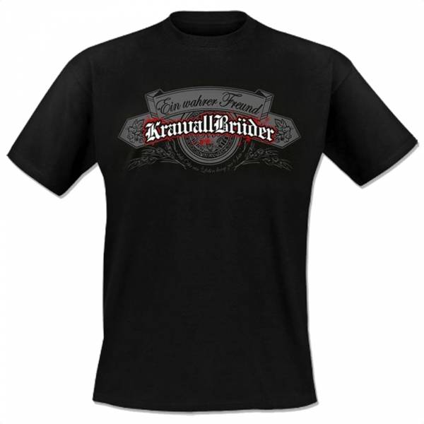 KrawallBrüder - Ein wahrer Freund, T-Shirt [schwarz]