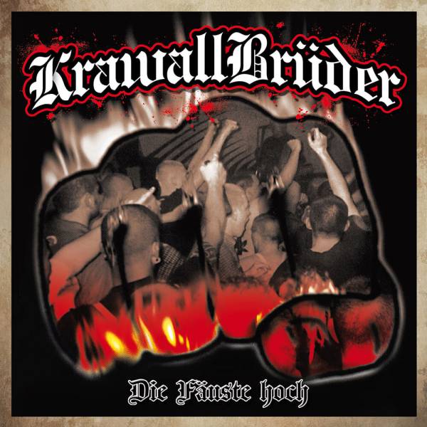 KrawallBrüder - Die Fäuste hoch, LP lim. 222 (sw/w marmoriert)