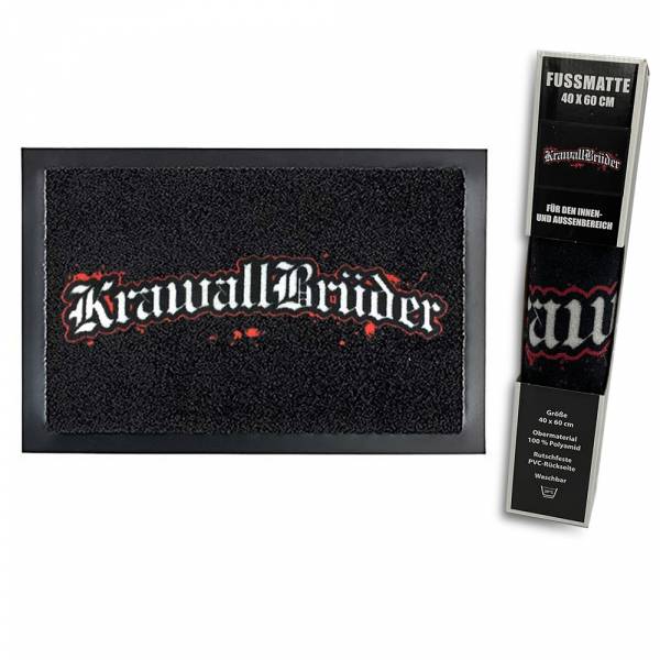 KrawallBrüder - Logo, Fussmatte