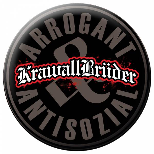 KrawallBrüder - Antisozial, Button