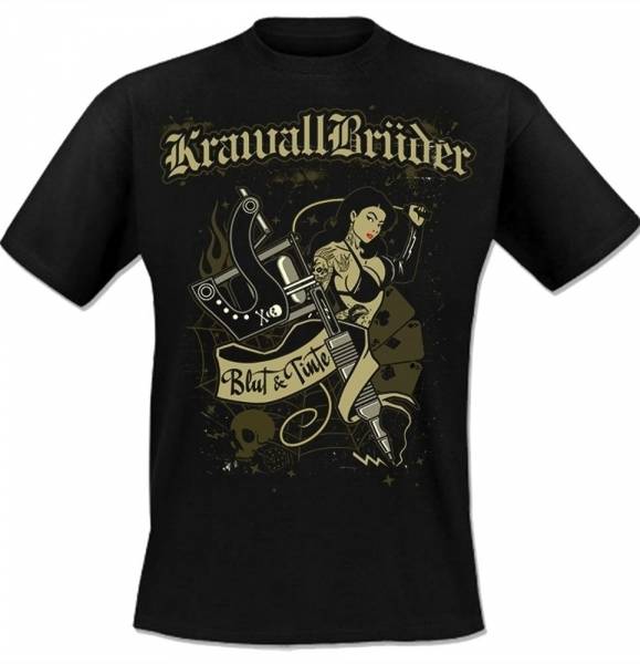 KrawallBrüder - Blut & Tinte, T-Shirt [schwarz]