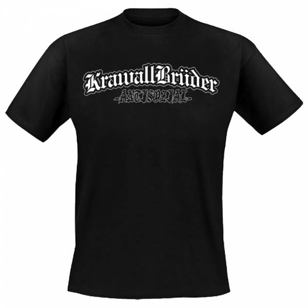 KrawallBrüder - Antisozial, T-Shirt [schwarz]