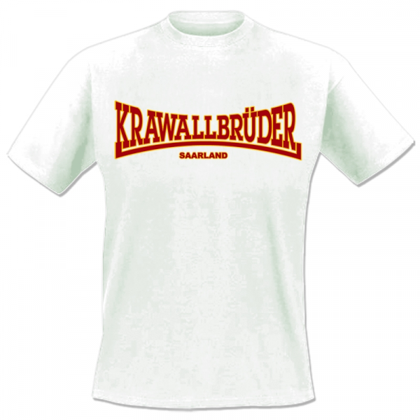 KrawallBrüder - Saarland, T-Shirt [weiß]