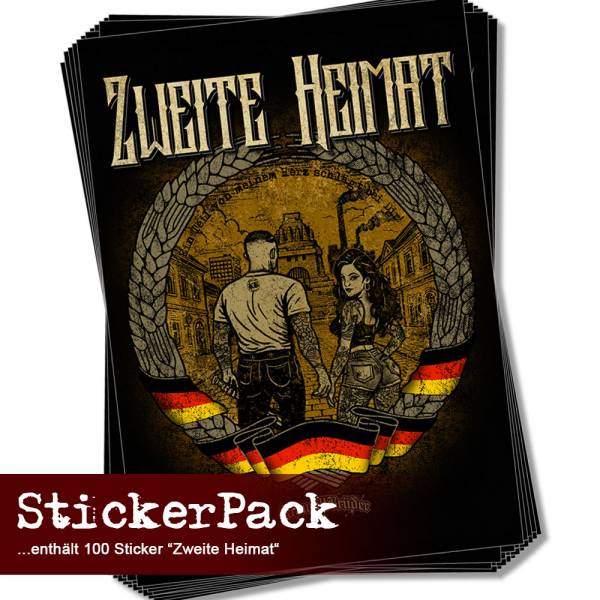 KrawallBrüder - Zweite Heimat II, 100 Sticker AKTION
