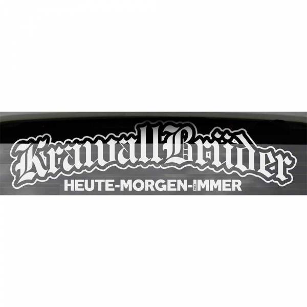 KrawallBrüder - Heute Morgen Für Immer, Heckscheibenaufkleber