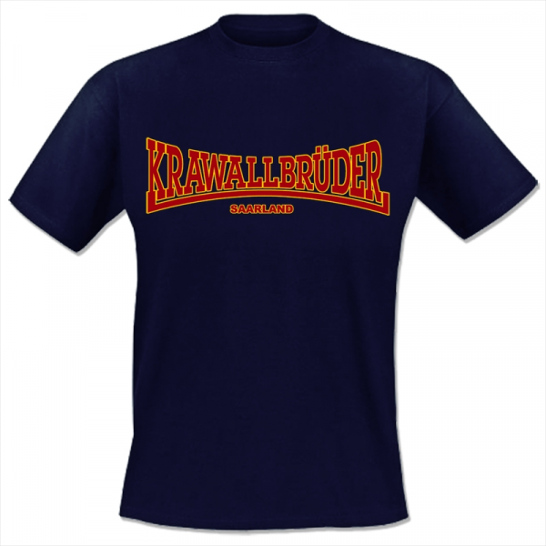 KrawallBrüder - Saarland, T-Shirt [blau]