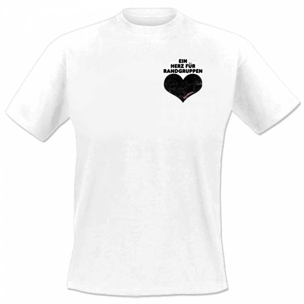 KrawallBrüder - Ein Herz für Randgruppen , T-Shirt, weiss
