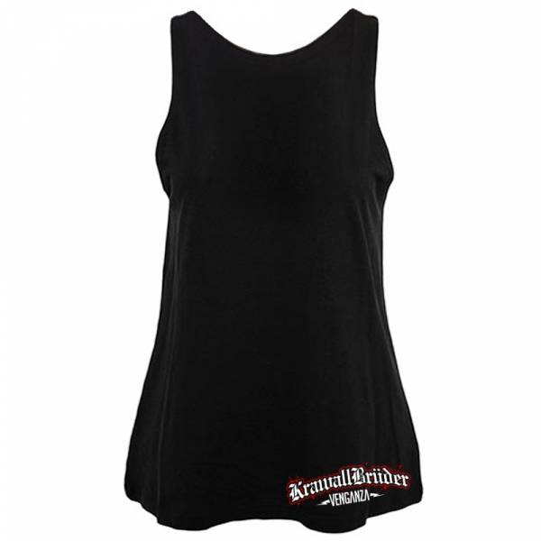 KrawallBrüder - Venganza, Girl Rounded-Tank [schwarz]