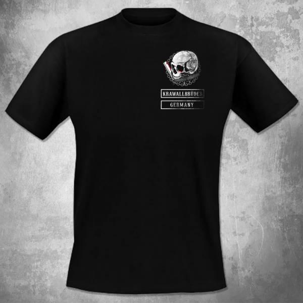 KrawallBrüder - Patch, T-Shirt schwarz