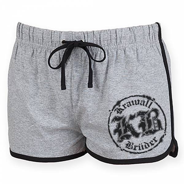 KrawallBrüder - Logo, Hotpants [grau]