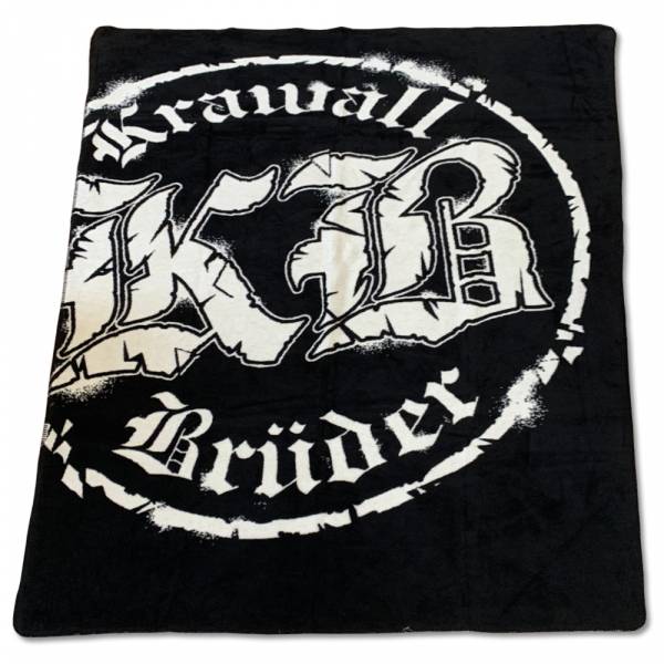 KrawallBrüder - Logo schwarz, Decke [sehr schwere Qualität]