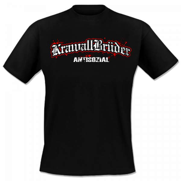 KrawallBrüder - Antisozial '24, T-Shirt [schwarz]