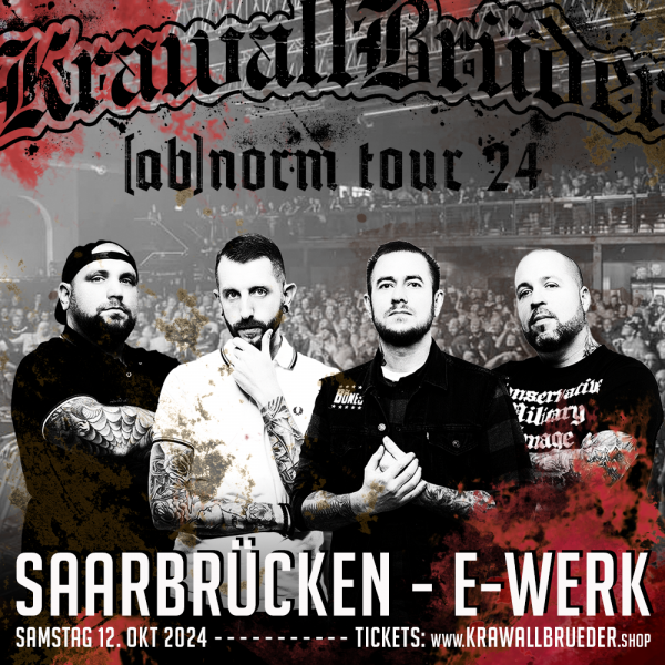 12.10.24 Ticket KrawallBrüder - Saarbrücken E-Werk