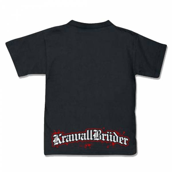 KrawallBrüder - Logo, Kinder T-Shirt [schwarz]