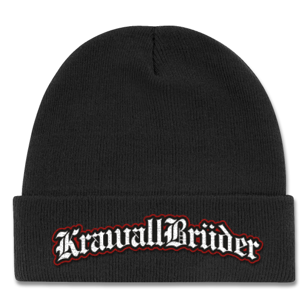 KrawallBrüder - Logo, Beanie / Strickmütze [schwarz]