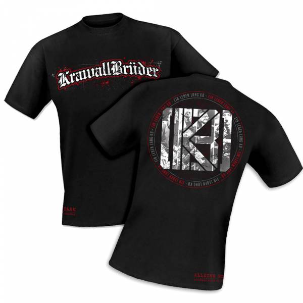 KrawallBrüder - Alleine stark - Zusammen nicht zu schlagen, T-Shirt [schwarz]