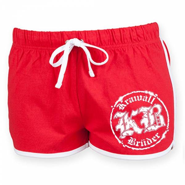 KrawallBrüder - Logo, Hotpants [rot]