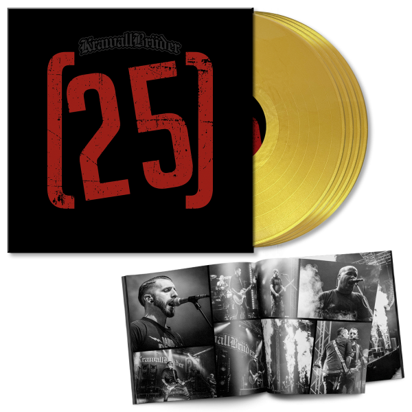 KrawallBrüder - 25 Jahre LIVE, 4LP-Box lim. 100 gold (KB Shop exklusiv)